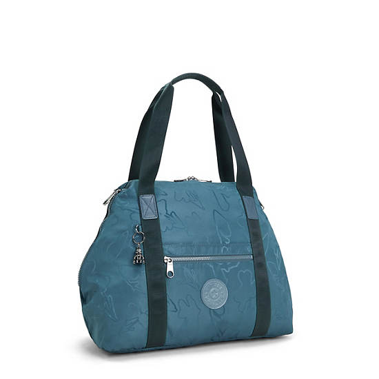 Kipling Art Medium Fashion Tote Bags Nocturnal Grey | CA 1765QM